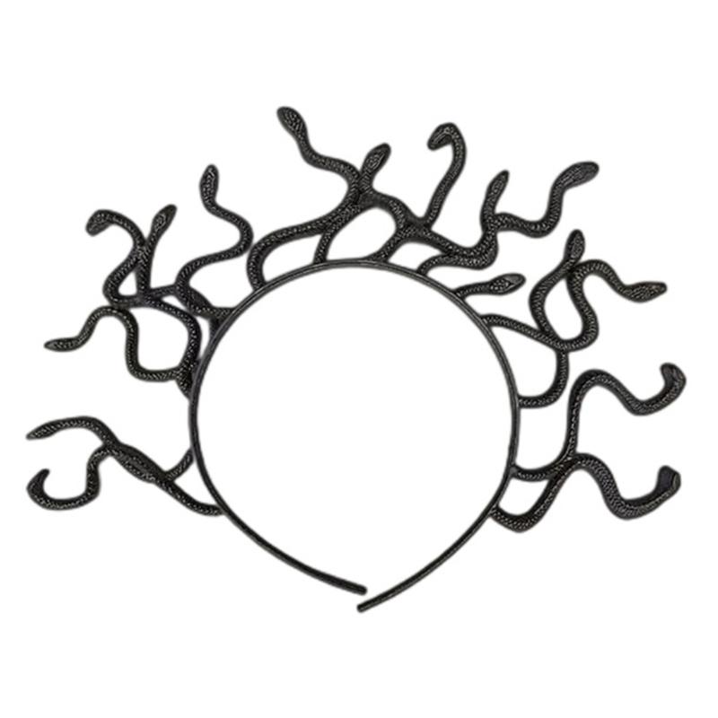 Хэллоуин Медуза повязка на голову Медуза Змея Костюм повязка на голову Медуза головной убор Хэллоуин Косплей Вечеринка Маскарад Вечеринка